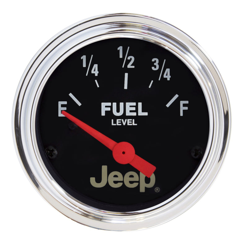 Autometer Gauge, Fuel Level, 2 1/16", 0?E To 90?F, Elec, Jeep 880243 Photo - Primary