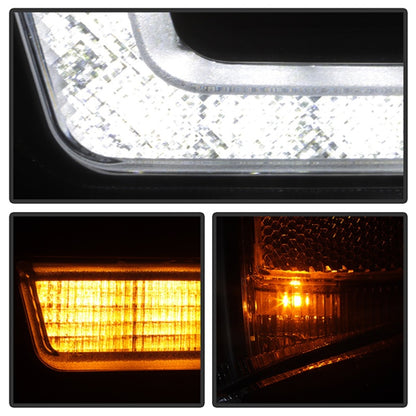 SPYDER 20-23 Chevy Silverado 2500/3500 Proj Headlights - LED DRL - Black PRO-YD-CSHD20SI-SEQ-BK 5088796 5088796 Photo - Unmounted