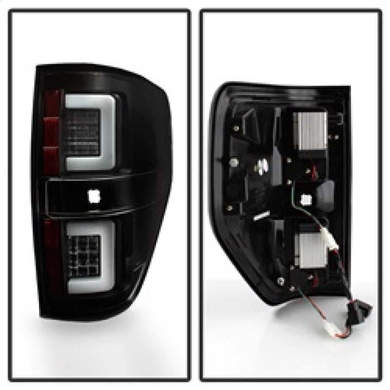 Spyder 09-14 Ford F150 V2 Light Bar LED Tail Lights - Black (ALT-YD-FF15009V2-LBLED-BK) 5084200 5084200 Photo - Unmounted