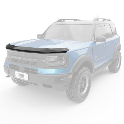 EGR 21-22 Ford Bronco Sport Superguard Hood Shield - Matte Black (303565) 303565 303565 Photo - Mounted