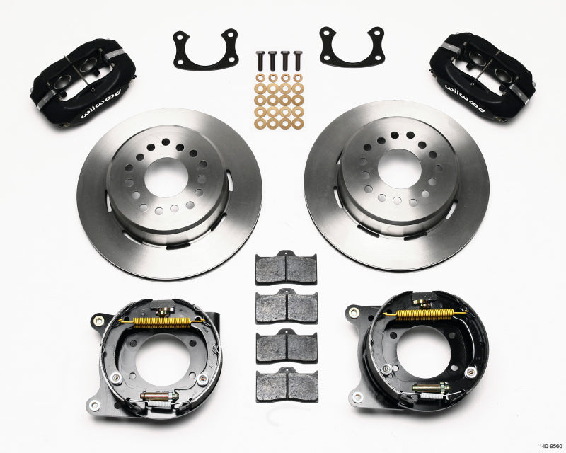Wilwood Forged Dynalite P/S Park Brake Kit New Big Ford 2.50in offset Staggrd Shock 140-9560 140-9560 Photo - Primary
