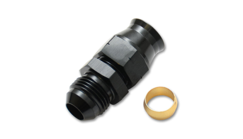 Vibrant -8AN Male to 0.375in Tube Adapter Fitting (w/Brass Olive Insert) 16457 16457 Photo - Primary