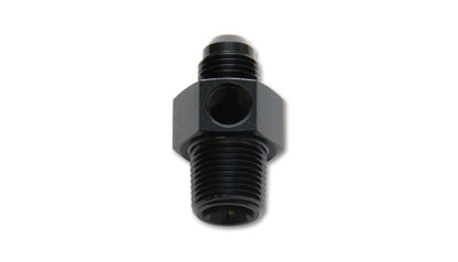 Vibrant -6AN Male to 3/8" NPT Male Union Adapter Fitting with 1/8" NPT Port 16496 Photo - Primary