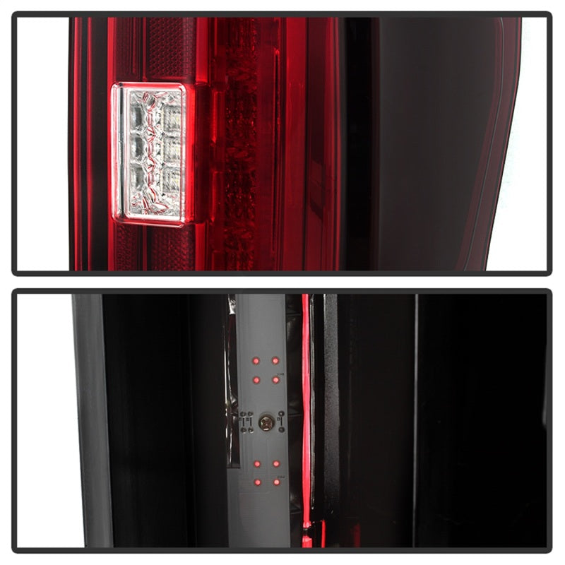 Spyder 17-18 Ford F-250 SD (w/Blind Spot Sensor) LED Tail Lights - Red Clr (ALT-YD-FS17BS-LED-RC) 5085634 5085634 Photo - Unmounted