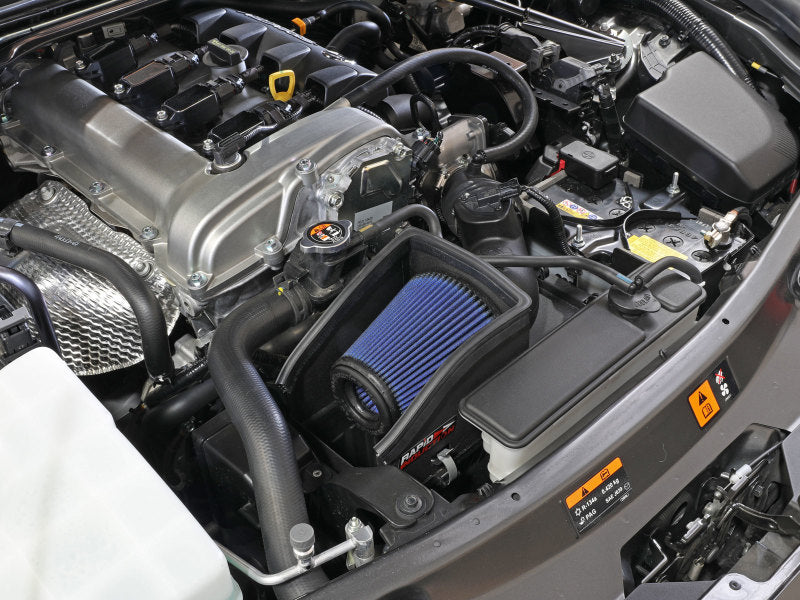 aFe Takeda Rapid Induction Cold Air Intake System w/ Pro 5R Mazda MX-5 Miata (ND) 16-19 L4-2.0L 56-20040R 56-20040R Photo - Mounted
