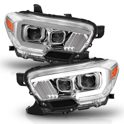 Anzo  2016-2017 Toyota Tacoma Projector Headlights w/ Plank Style 111380 Photo - Primary