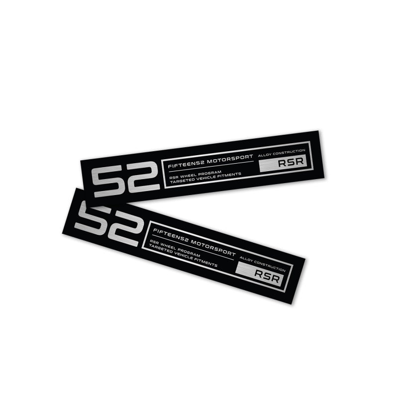 fifteen52 Holeshot RSR Wheel Lip Decal Set of Four - Black 52-RSR-LIPDECAL-BLACK-SET 52-RSR-LIPDECAL-BLACK-SET Photo - Primary