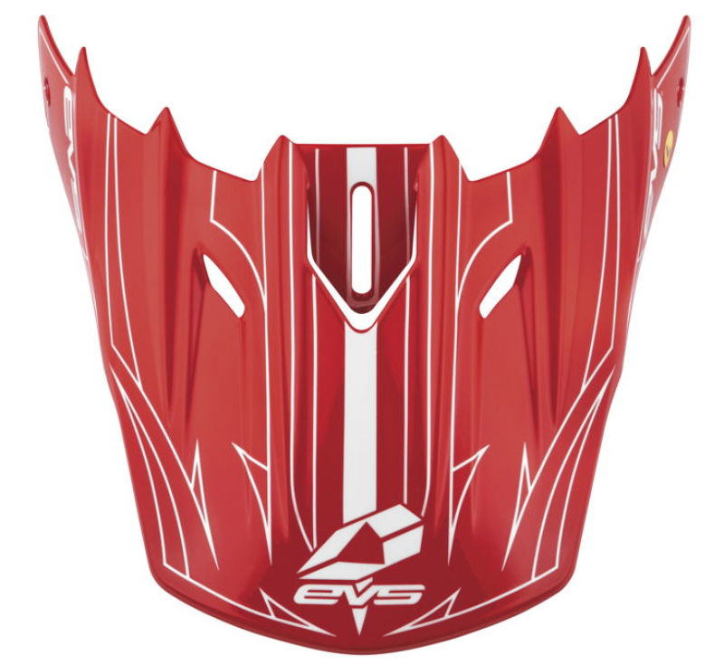 EVS T5 Piner Visor Redwht H16T5P-VSRW