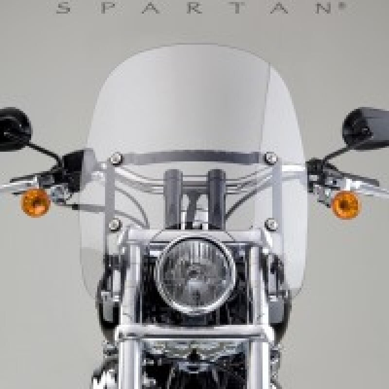 National Cycle 06-17 HD FX Glide/ 83-05 FX/ 84-13/18-22 FX Softail Spartan Windshield 17 in.-Clear N21301 N21301 User 1