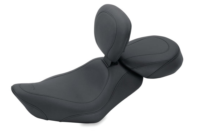 Mustang Motorcycle Mustang 04-21 Harley Sportster Wide Tripper Passenger Seat - Black 76725 76725 Photo - Primary