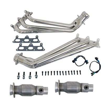 BBK Performance 10-11 Camaro V6 1-5/8 Full-Length Headers W/Cats (Chrome) 4041 Photo - Primary