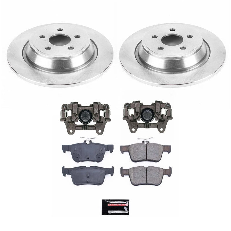 PowerStop Power Stop 16-18 Lincoln MKX Rear Autospecialty Kit w/Calipers KCOE7144B KCOE7144B Photo - Primary