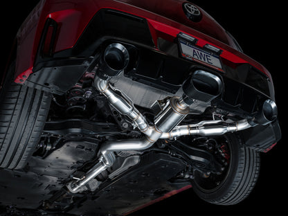 AWE Tuning 2023+ Toyota GR Corolla Track Edition Exhaust - Diamond Black Tips 3020-53472 3020-53472 Photo - Mounted