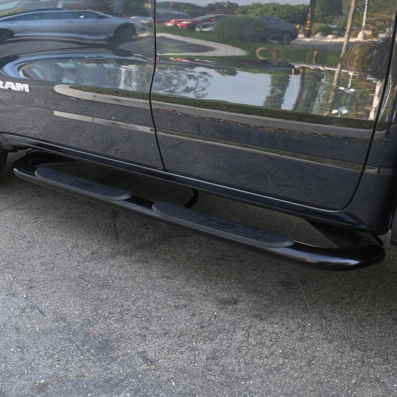 Westin 19-20 Dodge Ram 1500 Crew Cab Platinum 4 Oval Nerf Step Bars - Black 21-4085 21-4085 Photo - Mounted
