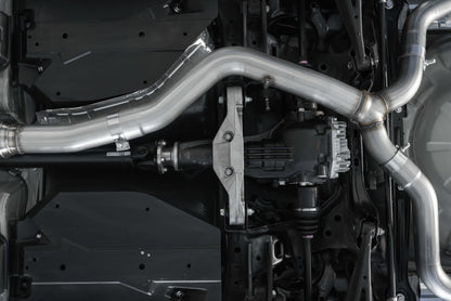 MBRP 15-19 Subaru WRX 2.0L/STI 2.5L 3in Dual Split Rear Exit w/ 3.5in Tips - T304 (Race Version) S4802304 S4802304 Photo - lifestyle view