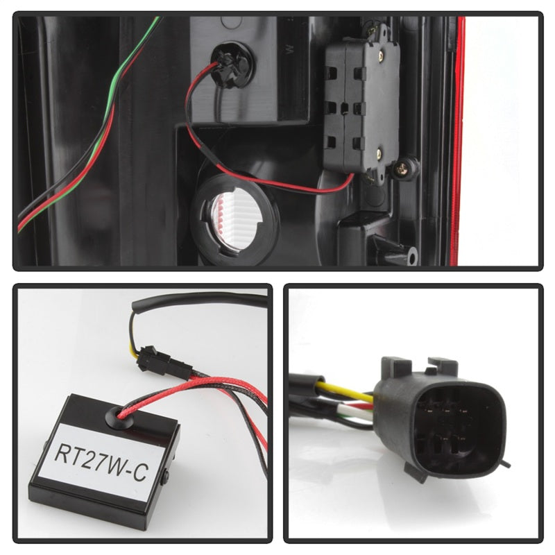 Spyder 18-19 Ford F-150 (w/o Blind Spot Sensor) LED Tail Lights - Red Clear (ALT-YD-FF15018-LED-RC) 5085764 5085764 Photo - Unmounted