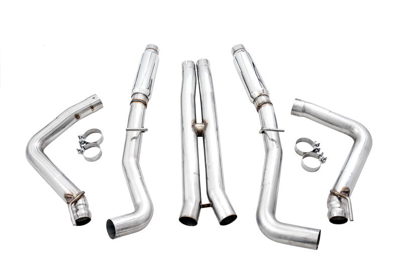 AWE Tuning 2015+ Dodge Challenger 6.4L/6.2L Supercharged Track Edition Exhaust - Use Stock Tips 3015-11050 3015-11050 Photo - out of package