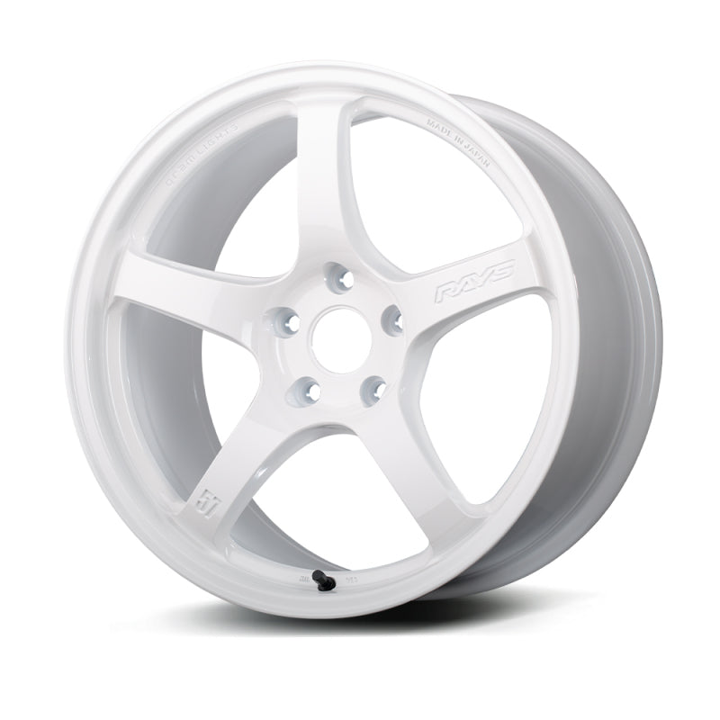 Gram Lights 57CR 18x9.5 +38 5x100 Ceramic White Pearl Wheel WGCRX38DCPP WGCRX38DCPP Photo - Primary