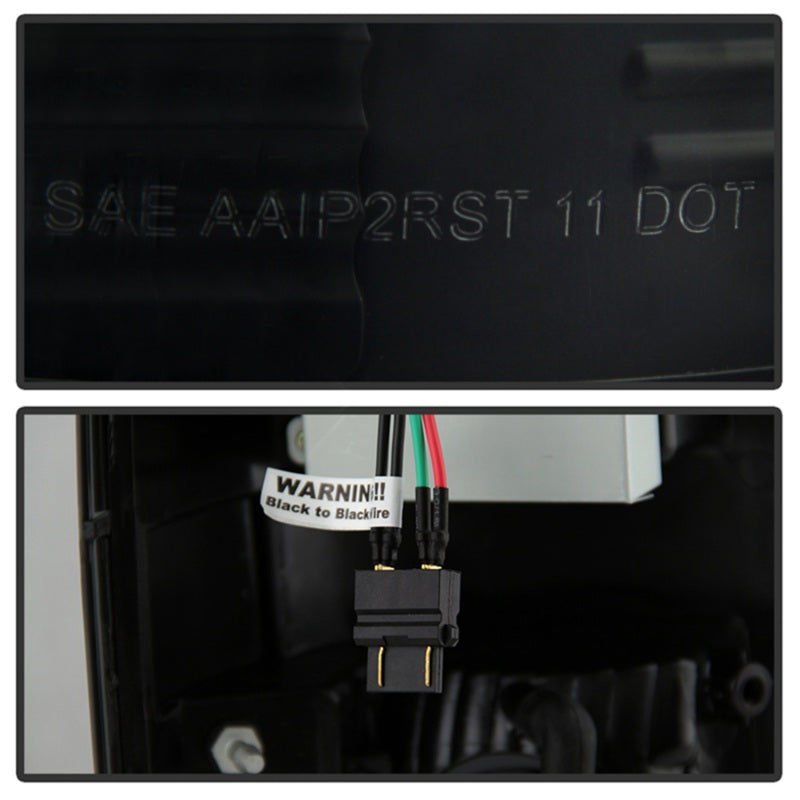 Spyder 08-16 Ford Super Duty LED Tail Lights Black Smoke ALT-YD-FS07-LED-BSM 5083296 5083296 Photo - Unmounted