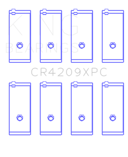 King Engine Bearings Toyota 3Sgte/16V 2.0L (Size STDX) Connecting Rod Bearing Set CR4209XPCSTDX CR4209XPCSTDX Photo - Primary