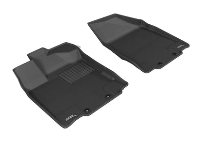 3D MAXpider 2013-2020 Nissan/Infiniti Pathfinder/QX60/JX Kagu 1st Row Floormat - Black L1NS05811509 L1NS05811509 Photo - Primary