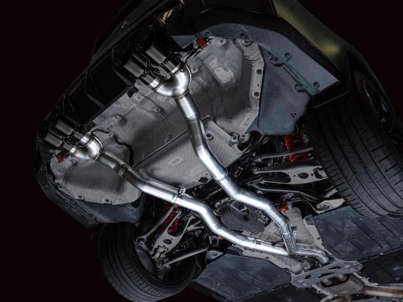 AWE Tuning AWE Track Edition Catback Exhaust for BMW G8X M3/M4 - Diamond Black Tips 3020-42482 3020-42482 Photo - Mounted
