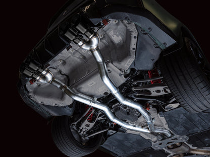 AWE Tuning AWE Track Edition Catback Exhaust for BMW G8X M3/M4 - Diamond Black Tips 3020-42482 3020-42482 Photo - Mounted