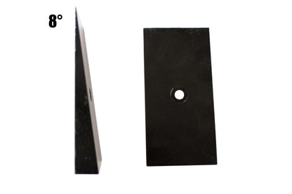 Fishbone Offroad Universal 8in Leaf Spring Shim - Black FB27372 FB27372 Photo - Primary