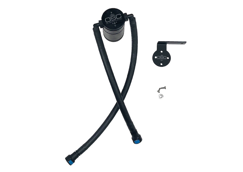 J&L 19-22 Chevrolet Silverado/GMC Sierra 1500 5.3L V8 Driver Side Oil Separator 3.0 - Black Anod 3086D-B 3086D-B Photo - Primary