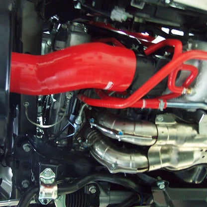 Mishimoto Red Silicone Airbox Hose Kit - Subaru WRX 2015+ MMHOSE-WRX-15ABRD User 5