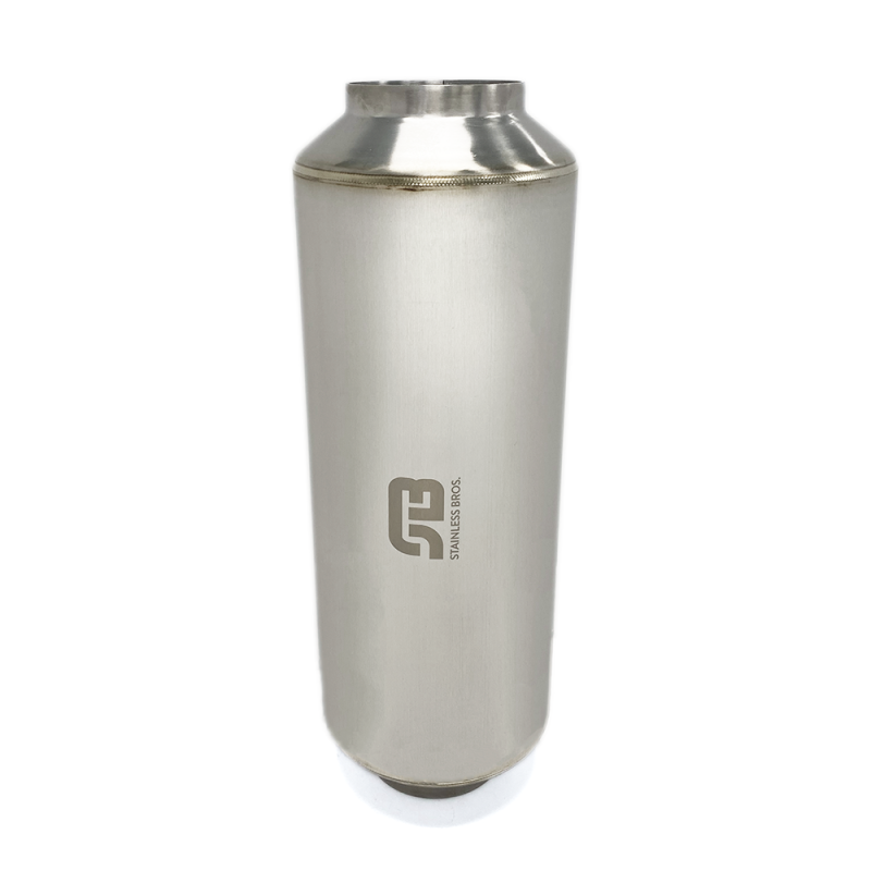 Stainless Bros 4in x 12in Lightweight Race Muffler OAL - Polish Finish 615-10213-1000 615-10213-1000 User 1