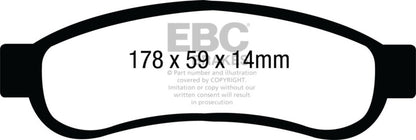 EBC Disc Brake Pad Set DP41893R Photo - Primary