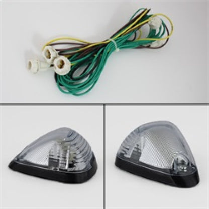 SPYDER Xtune Ford Super Duty F250-F550 99-15 Amber LED Cab Roof Lights Clear ACC-LED-FDSD99-CR-C 9924583 9924583 Photo - Unmounted