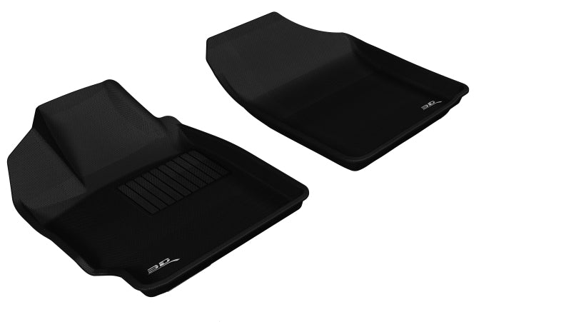 3D MAXpider 2007-2011 Toyota/Scion Yaris/XD Kagu 1st Row Floormat - Black L1TY02411509 L1TY02411509 Photo - Primary