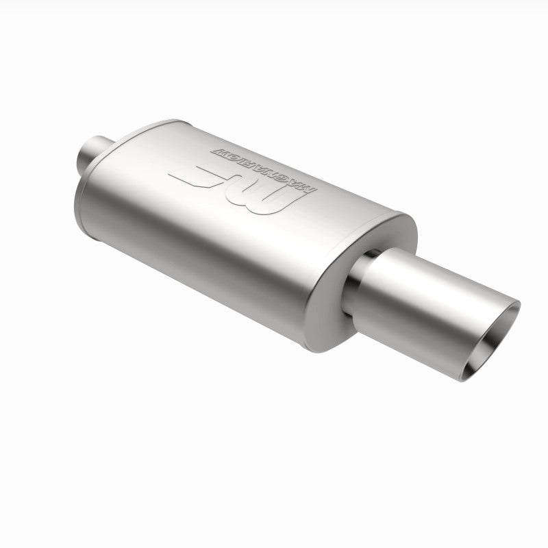MagnaFlow 5" X 8" Oval Center/Center Performance Muffler With Tip 14829 360 Degree Image Set