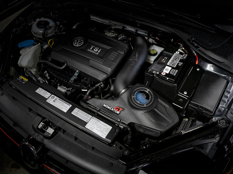 aFe Momentum GT Pro 5R Cold Air Intake System 15-18 Volkswagen Golf R I4-2.0L (t) 50-70036R 50-70036R Photo - Mounted