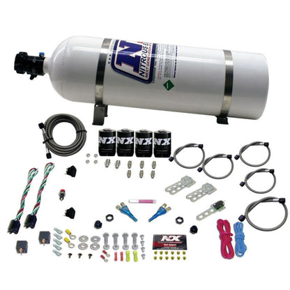 Nitrous Express Dodge EFI Dual Stage Nitrous Kit (50-150HP x 2) w/15lb Bottle 20324-15 20324-15 Photo - Primary