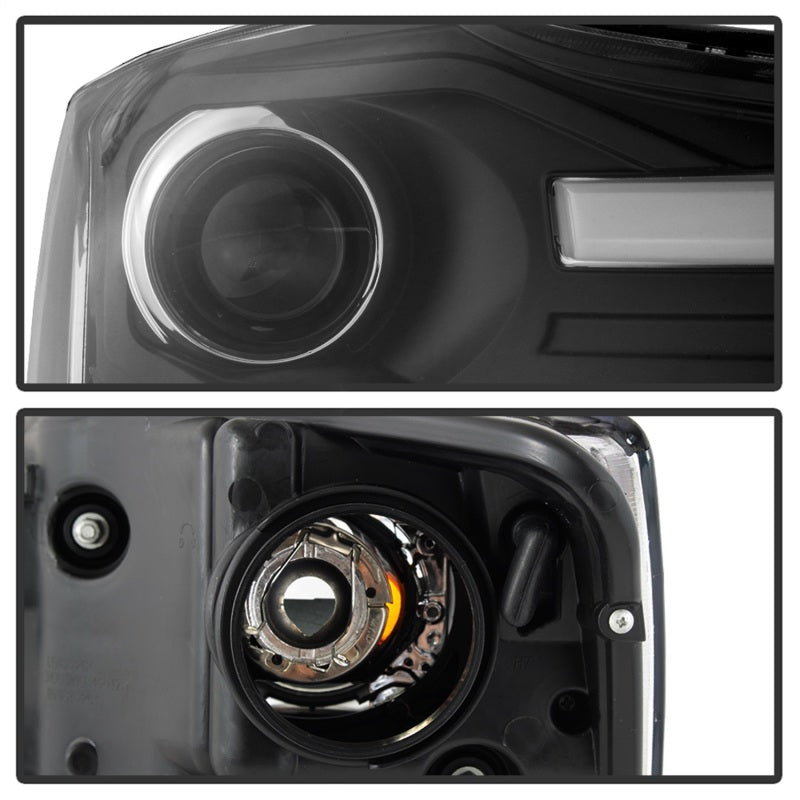 Spyder 04-15 Nissan Titan / 04-07 Nissan Armada V2 Projector Headlights - Black PRO-YD-NTI04-DRL-BK 5085504 5085504 Photo - Unmounted