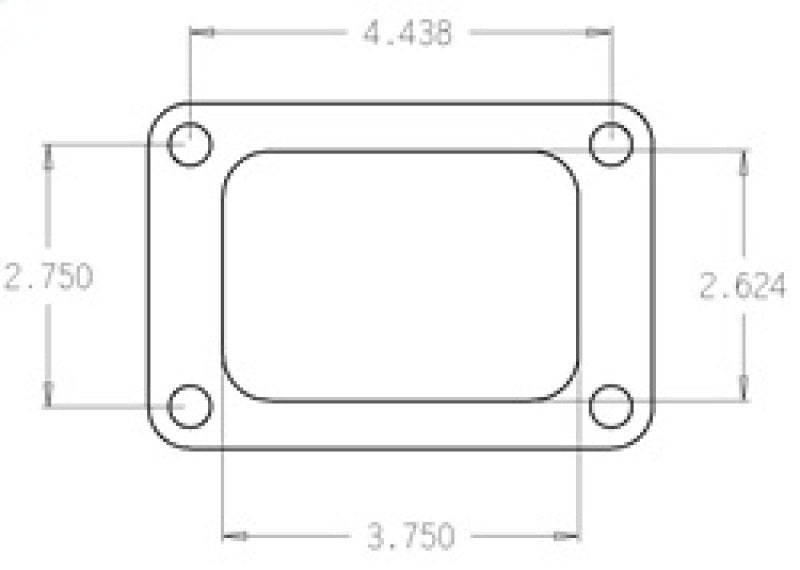 Cometic Turbo Flange Gasket T6 Turbo Spring Steel Thickness: .010in C4517 Photo - Primary