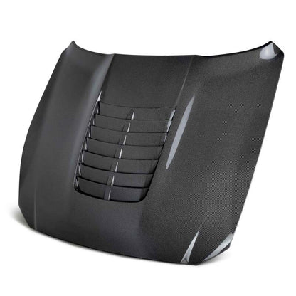 Anderson Composites 15-20 Ford Mustang Shelby GT350/GT350R Type GT5 Double Sided Carbon Fiber Hood AC-HD15FDMU350-GT5-DS AC-HD15FDMU350-GT5-DS User 1