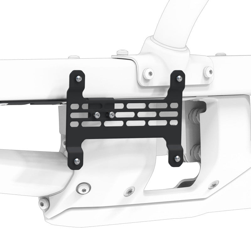 BuiltRight Industries 21+ Ford Bronco Modular Steel Bumper License Plate Relocator Kit 106102 106102 Photo - Primary