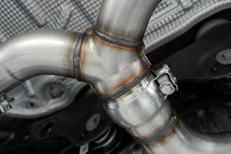 MBRP 15-19 VW Golf R 3in Cat Back Single Exit Exhaust Pro Series w/ Valve Delete - T304 S4603304 S4603304 Photo - Close Up