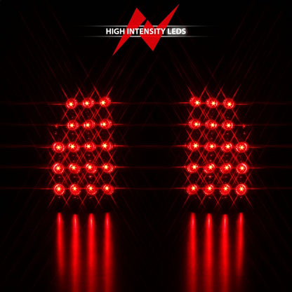 Anzo 2003-2006 Chevrolet Silverado 1500 LED Taillights Red/Clear 311007 Photo - Unmounted