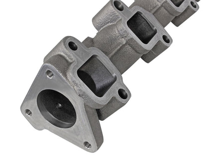 aFe BladeRunner Ported Ductile Iron Exhaust Manifold - GM Diesel Trucks 01 46-40024 Photo - Unmounted