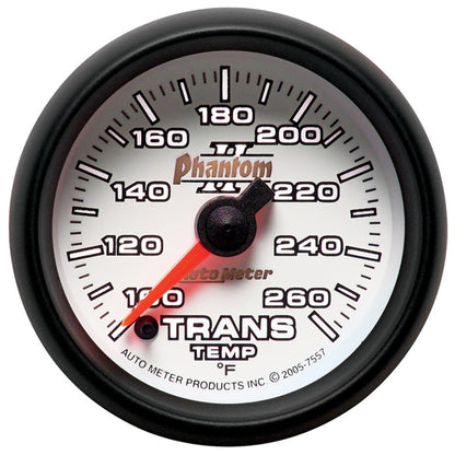 Autometer 2-1/16" Trasnmission Temperature, 100-260 °F, Stepper Motor, Phantom I 7557 User 2