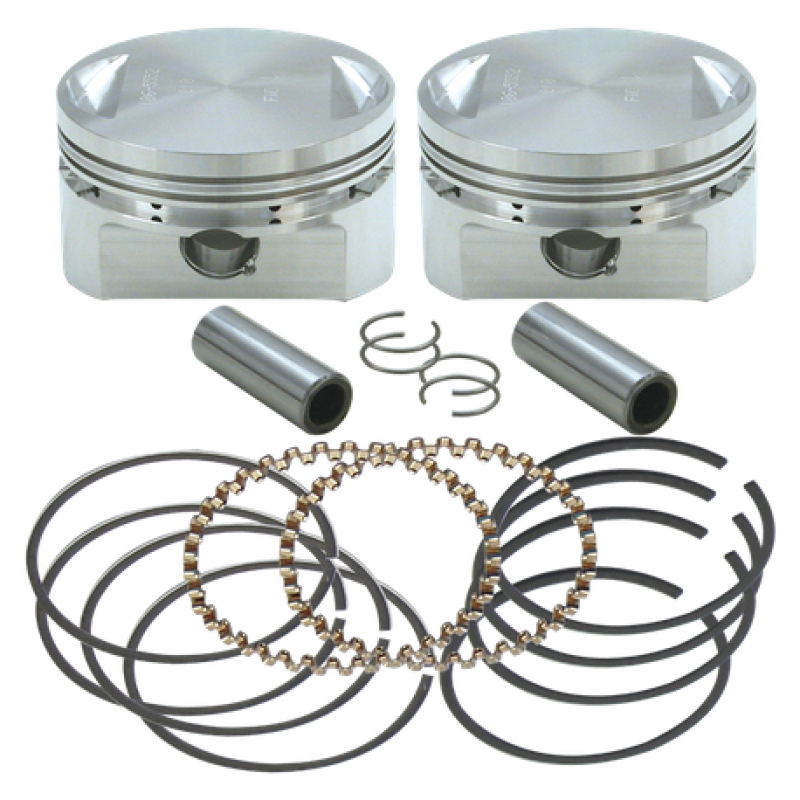 S&S Cycle 84-99 BT 3-1/2in .020in Bore Forged Stroker Piston Kit 106-5556