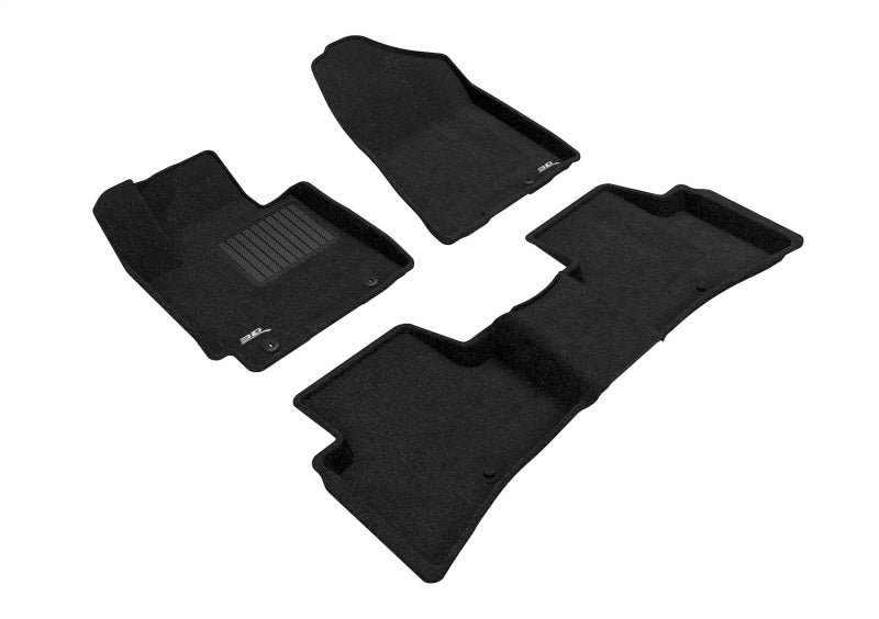 3D MAXpider 16-18 Hyundai Tucson Elegant 1st 2nd Row - Floor Mat Set (Black) L1HY06604709 L1HY06604709 Photo - Primary