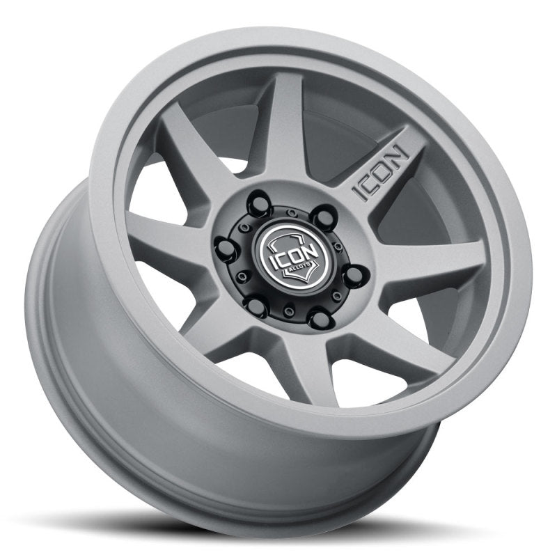 ICON Rebound 17x8.5 6x5.5 25mm Offset 5.75in BS 95.1mm Bore Charcoal Wheel 1917859057CH 1917859057CH Photo - Unmounted