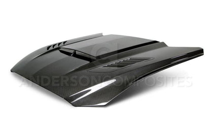 Anderson Composites 15-17 Ford Mustang Ram Air Double Sided Hood AC-HD15FDMU-AB-DS AC-HD15FDMU-AB-DS User 2