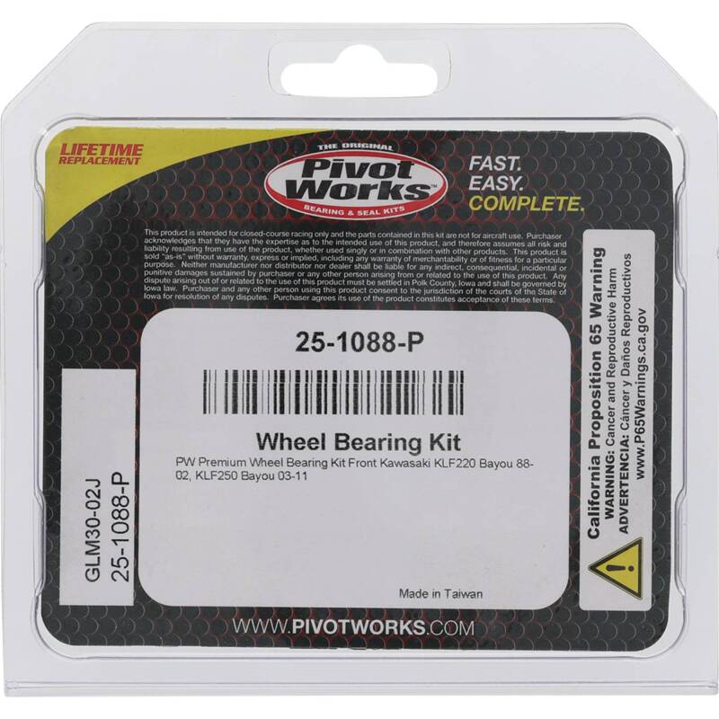 Pivot Works Pw Premium Wheel Bearing 25-1088-P 25-1088-P Photo - Primary